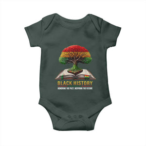 Black History Teacher Baby Onesie Honoring The Past Inspiring The Future Tree of Life TS02 Print Your Wear