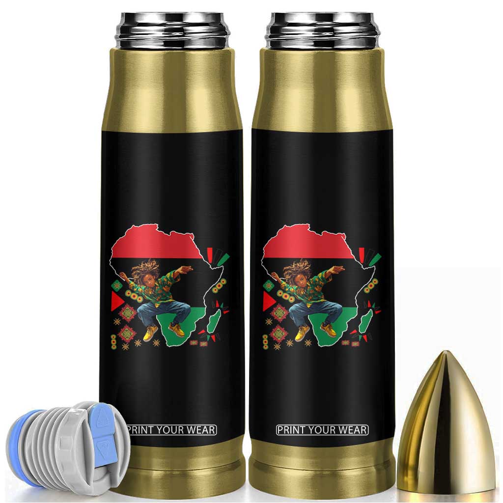 Black Son Future Leader Bullet Tumbler African American Pride Black History Month TS02 Black Print Your Wear