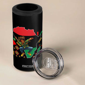 Black Son Future Leader 4 in 1 Can Cooler Tumbler African American Pride Black History Month TS02 Print Your Wear