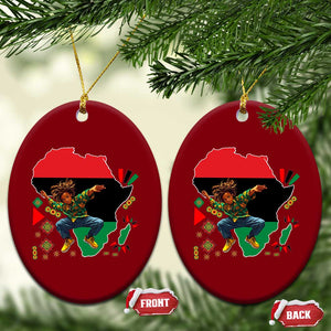 Black Son Future Leader Ceramic Ornament African American Pride Black History Month TS02 Print Your Wear