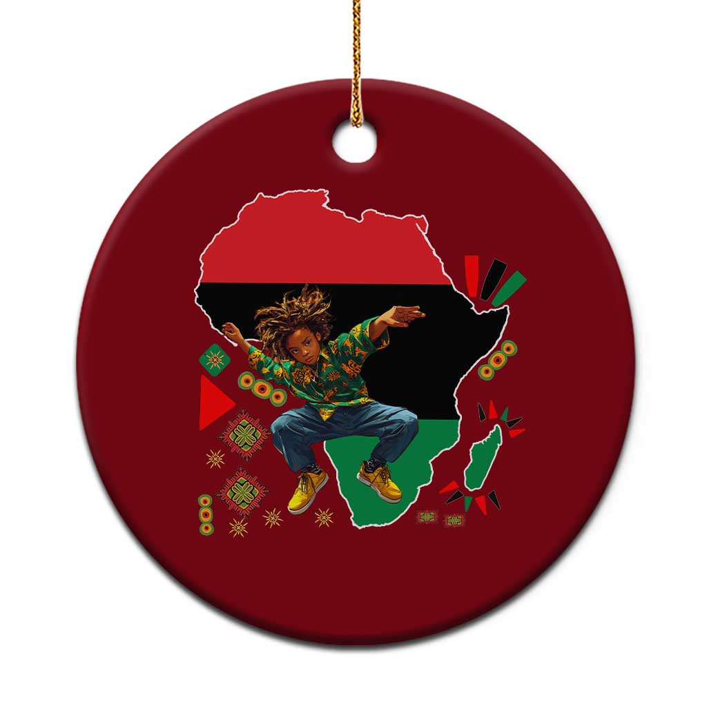 Black Son Future Leader Ceramic Ornament African American Pride Black History Month TS02 1pc Red Print Your Wear