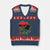 Black Son Future Leader V-Neck Knit Sweater Vest African American Pride Black History Month TS02 Navy Red Print Your Wear