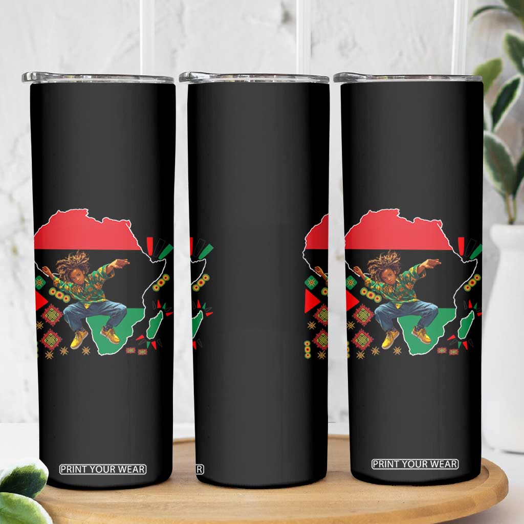 Black Son Future Leader Skinny Tumbler African American Pride Black History Month TS02 Print Your Wear