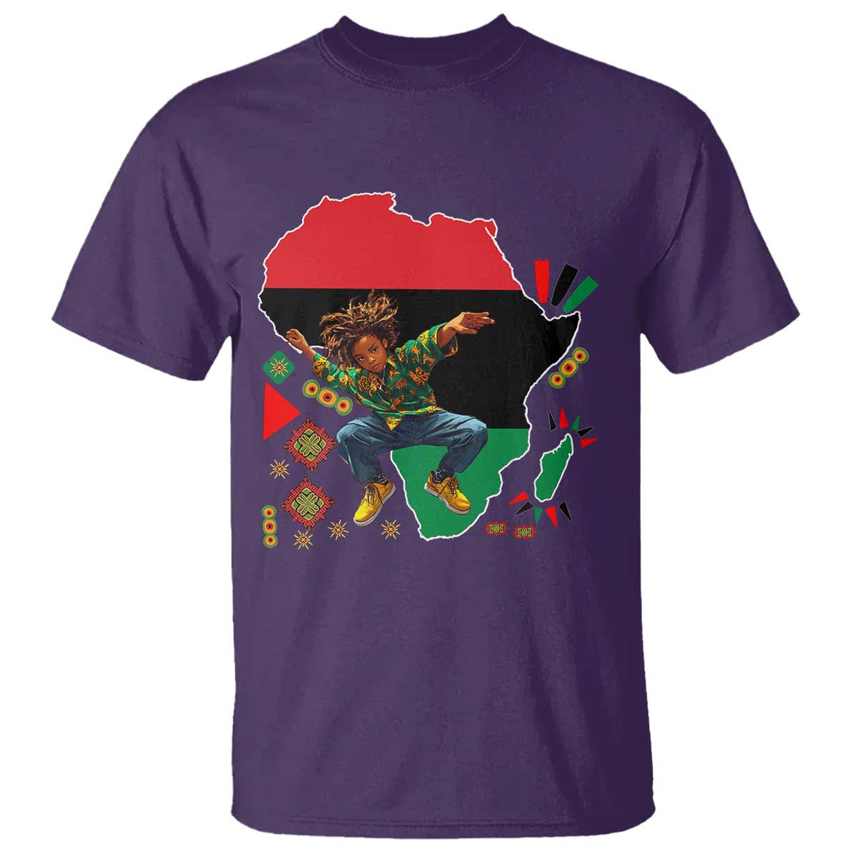 Black Son Future Leader T Shirt African American Pride Black History Month TS02 Purple Print Your Wear