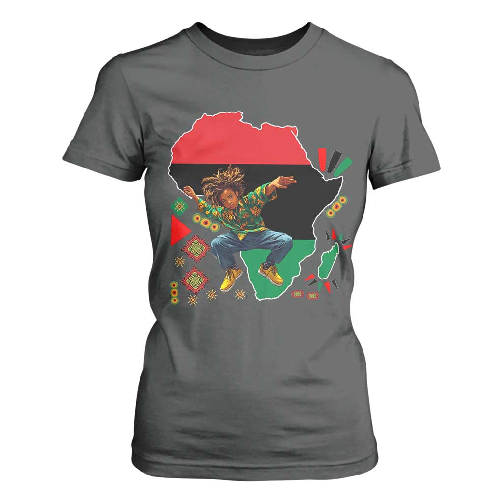 Black Son Future Leader T Shirt For Women African American Pride Black History Month TS02 Dark Heather Print Your Wear