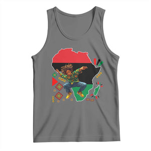 Black Son Future Leader Tank Top African American Pride Black History Month TS02 Black Heather Print Your Wear