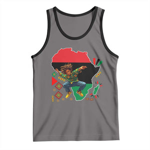 Black Son Future Leader Tank Top African American Pride Black History Month TS02 Deep Heather Black Print Your Wear