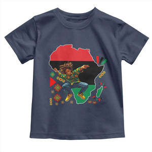 Black Son Future Leader Toddler T Shirt African American Pride Black History Month TS02 Navy Print Your Wear