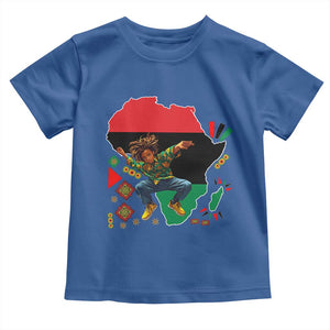 Black Son Future Leader Toddler T Shirt African American Pride Black History Month TS02 Royal Blue Print Your Wear
