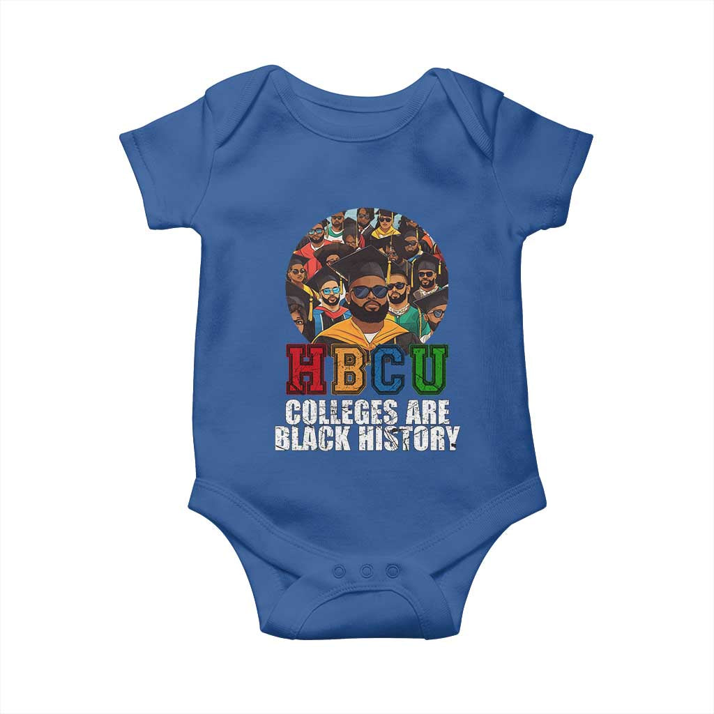 HBCU Colleges Are Black History Baby Onesie African Education TS02 Royal Blue Print Your Wear