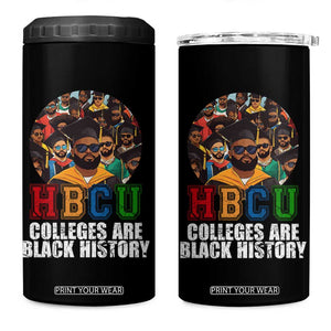 HBCU Colleges Are Black History 4 in 1 Can Cooler Tumbler African Education TS02 One Size: 16 oz Black Print Your Wear