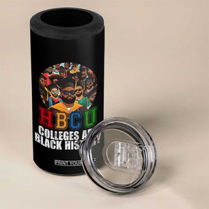 HBCU Colleges Are Black History 4 in 1 Can Cooler Tumbler African Education TS02 Print Your Wear