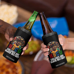HBCU Colleges Are Black History 4 in 1 Can Cooler Tumbler African Education TS02 Print Your Wear