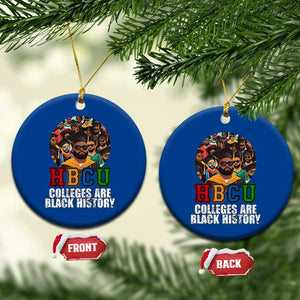 HBCU Colleges Are Black History Ceramic Ornament African Education TS02 1pc Blue Print Your Wear