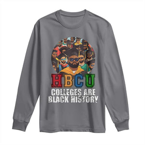 HBCU Colleges Are Black History Long Sleeve Shirt African Education TS02 Charcoal Print Your Wear