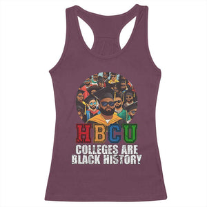 HBCU Colleges Are Black History Racerback Tank Top African Education TS02 Maroon Print Your Wear