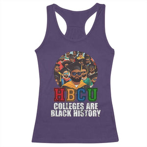 HBCU Colleges Are Black History Racerback Tank Top African Education TS02 Purple Print Your Wear