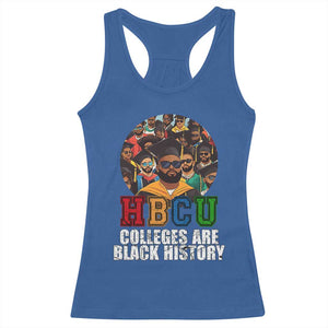 HBCU Colleges Are Black History Racerback Tank Top African Education TS02 Royal Blue Print Your Wear