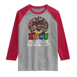 HBCU Colleges Are Black History Raglan Shirt African Education TS02 Sport Gray Red Print Your Wear