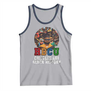 HBCU Colleges Are Black History Tank Top African Education TS02 Athletic Heather Navy Print Your Wear