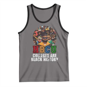 HBCU Colleges Are Black History Tank Top African Education TS02 Deep Heather Black Print Your Wear
