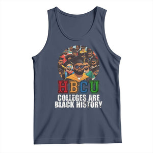 HBCU Colleges Are Black History Tank Top African Education TS02 Navy Print Your Wear