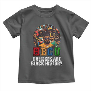 HBCU Colleges Are Black History Toddler T Shirt African Education TS02 Dark Heather Print Your Wear