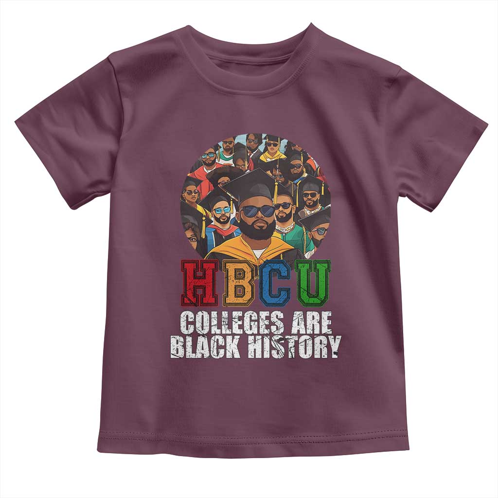 HBCU Colleges Are Black History Toddler T Shirt African Education TS02 Maroon Print Your Wear
