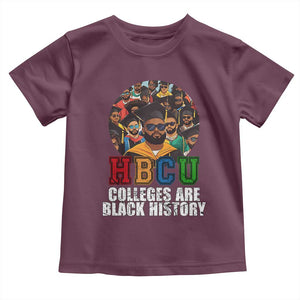 HBCU Colleges Are Black History Toddler T Shirt African Education TS02 Maroon Print Your Wear
