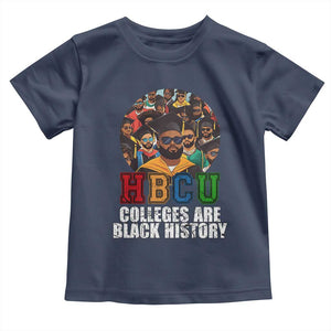 HBCU Colleges Are Black History Toddler T Shirt African Education TS02 Navy Print Your Wear