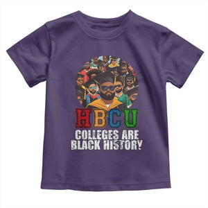 HBCU Colleges Are Black History Toddler T Shirt African Education TS02 Purple Print Your Wear