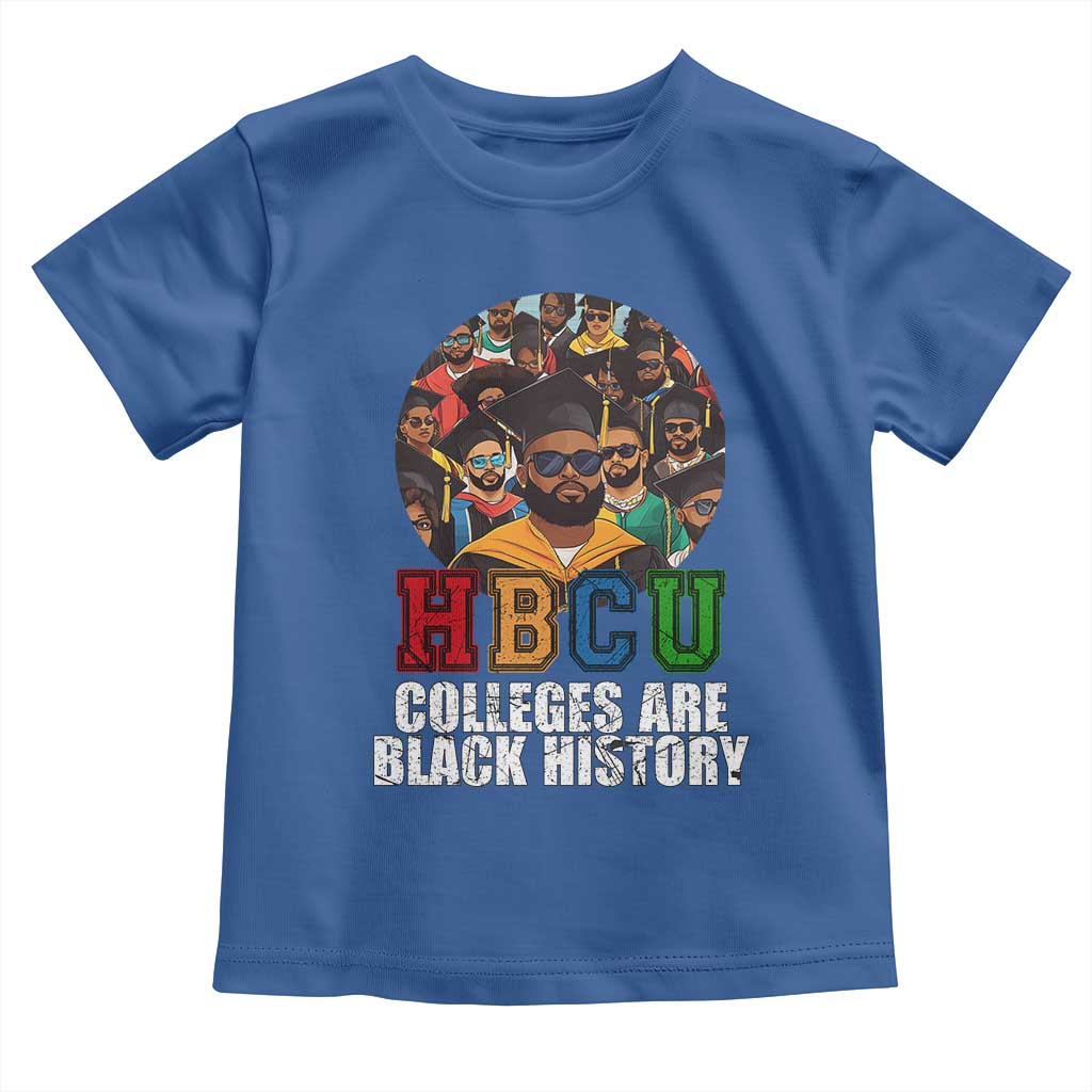 HBCU Colleges Are Black History Toddler T Shirt African Education TS02 Royal Blue Print Your Wear