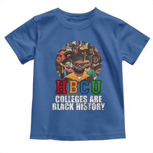 HBCU Colleges Are Black History Toddler T Shirt African Education TS02 Royal Blue Print Your Wear