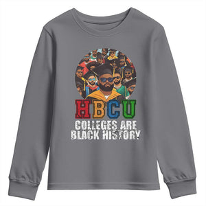 HBCU Colleges Are Black History Youth Sweatshirt African Education TS02 Charcoal Print Your Wear