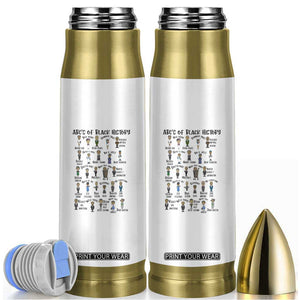 ABCs of Black History Month Bullet Tumbler Black Excellence Pride TS02 White Print Your Wear