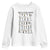 ABCs of Black History Month Youth Sweatshirt Black Excellence Pride TS02 White Print Your Wear