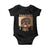 Black Teacher Magic Baby Onesie Black History Month Afro Hair Melanin TS02 Black Print Your Wear