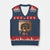 Black Teacher Magic V-Neck Knit Sweater Vest Black History Month Afro Hair Melanin TS02 Navy Red Print Your Wear