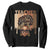 Black Teacher Magic Sweatshirt Black History Month Afro Hair Melanin TS02 Black Print Your Wear
