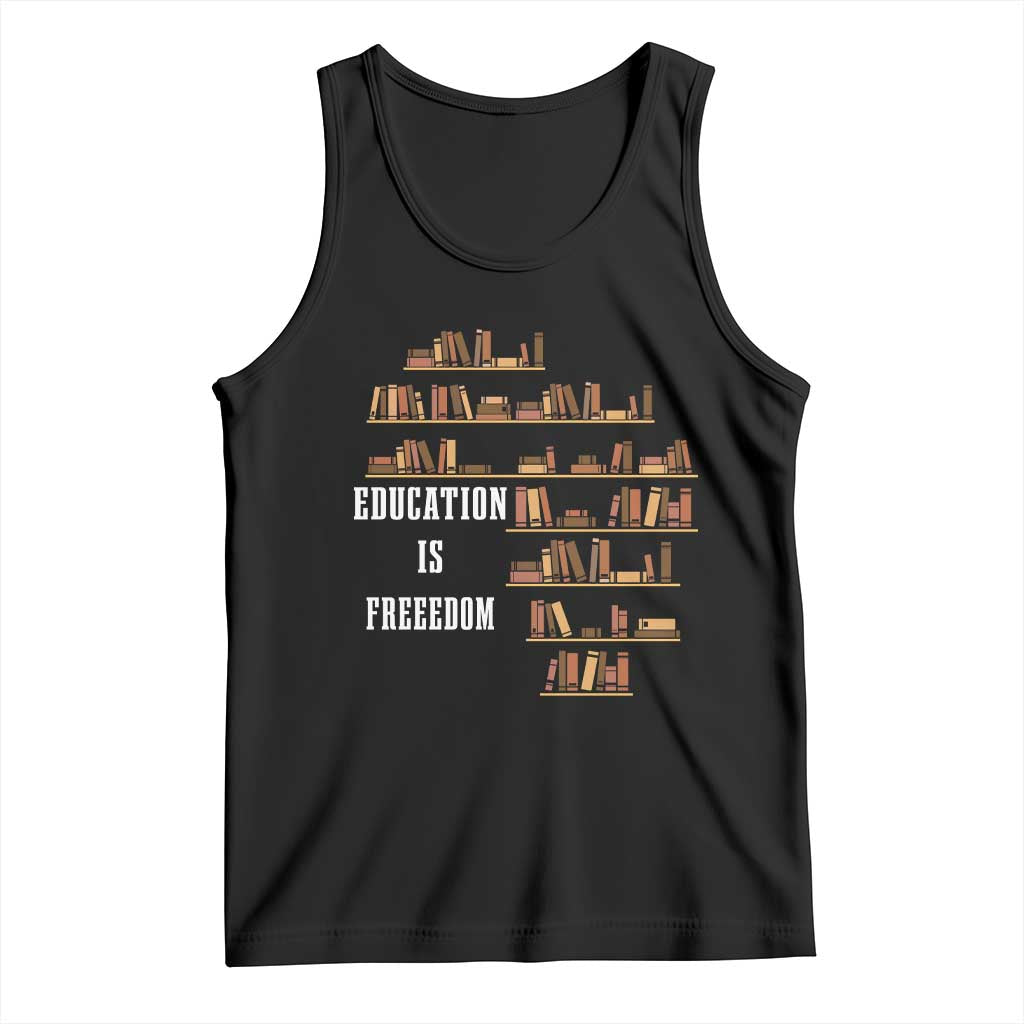 Black History Education Is Freedom Tank Top African Roots Africa Map TS02 Black Print Your Wear