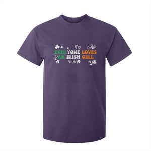 Funny Irish Women T Shirt For Kid Everyone Loves An Irish Girl St Patricks Day TS02 Purple Print Your Wear