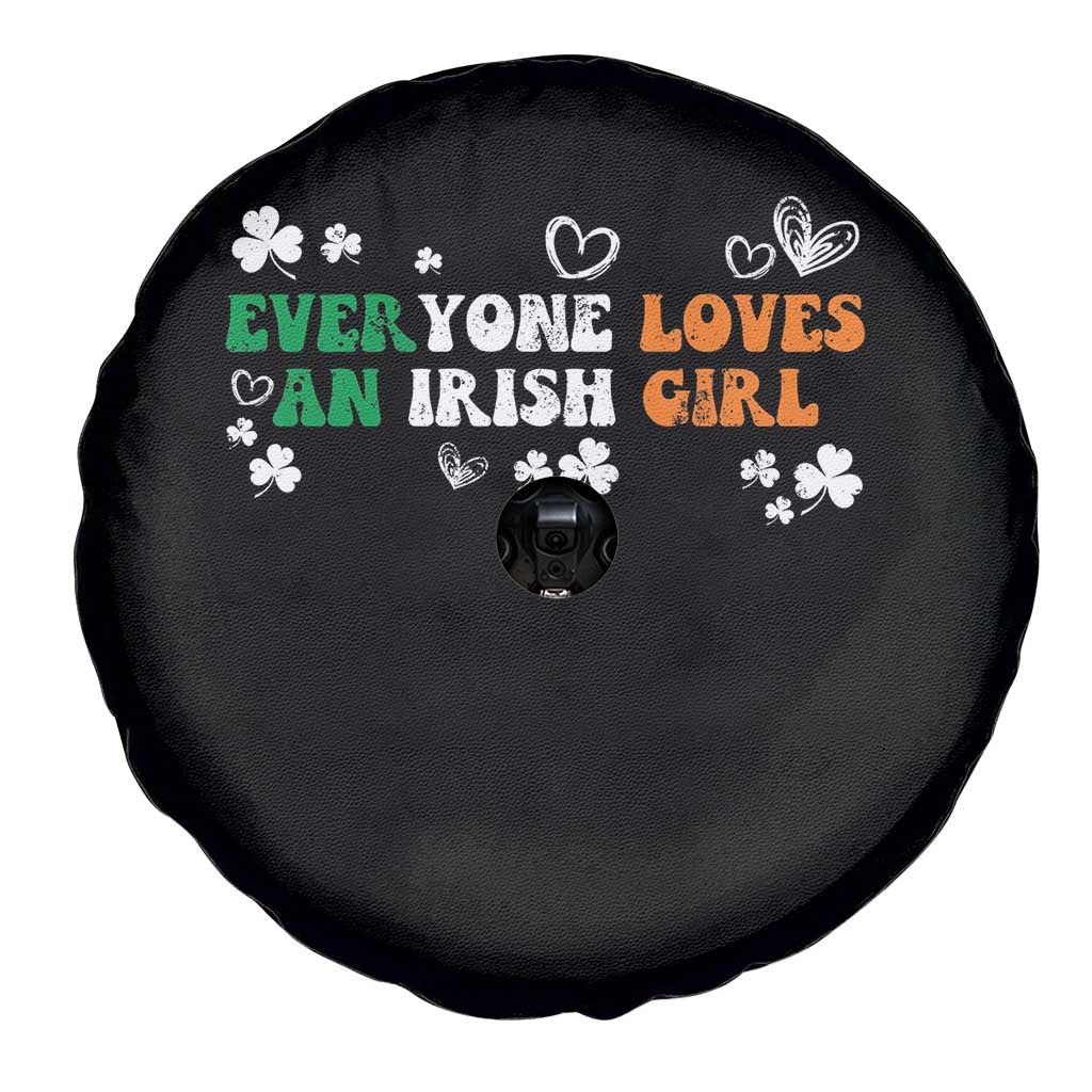 Funny Irish Women Spare Tire Cover Everyone Loves An Irish Girl St Patricks Day TS02 Print Your Wear