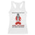 Funny Floral Skeleton Mom Racerback Tank Top God Gifted Me Two Titles Mom And Mimi Messy Bun Mother's Day TS02 White Print Your Wear