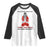 Funny Floral Skeleton Mom Raglan Shirt God Gifted Me Two Titles Mom And Mimi Messy Bun Mother's Day TS02 White Black Print Your Wear