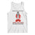 Funny Floral Skeleton Mom Tank Top God Gifted Me Two Titles Mom And Mimi Messy Bun Mother's Day TS02 White Print Your Wear