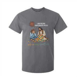I Am Piecing Your Broken Pieces Christian Healing T Shirt For Kid Jesus Comfort Faith Restoration Inspirational Gift TS02 Charcoal Print Your Wear