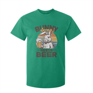 Some Bunny Needs Beer Funny Easter Drinking Humor T Shirt For Kid Retro Rabbit Beer Lover Gift TS02 Irish Green Print Your Wear