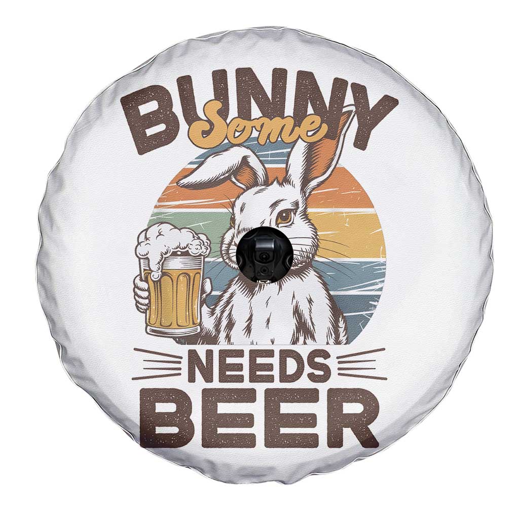 Some Bunny Needs Beer Funny Easter Drinking Humor Spare Tire Cover Retro Rabbit Beer Lover Gift TS02 Print Your Wear