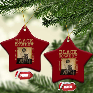 Bill Pickett Ceramic Ornament Black Cowboy Western Legend Vintage TS02 Print Your Wear