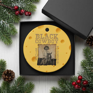 Bill Pickett Ceramic Ornament Black Cowboy Western Legend Vintage TS02 1pc Yellow Cheese Print Your Wear